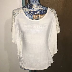 H&M butterfly lace top